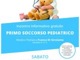Primo soccorso pediatrico – Incontro informativo gratuito a San Benedetto del Tronto